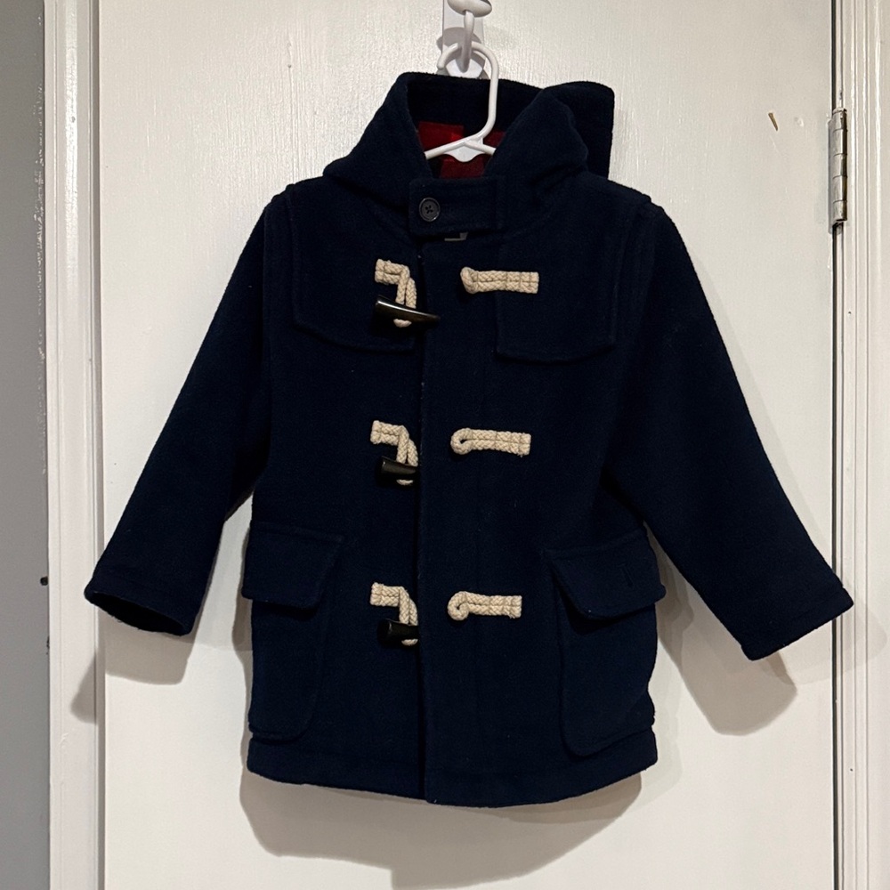 GAP Kids Dark Blue Toggle Coat